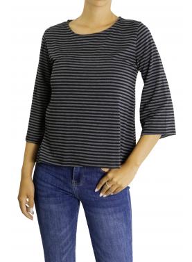 maglia a righe con manica 3/4